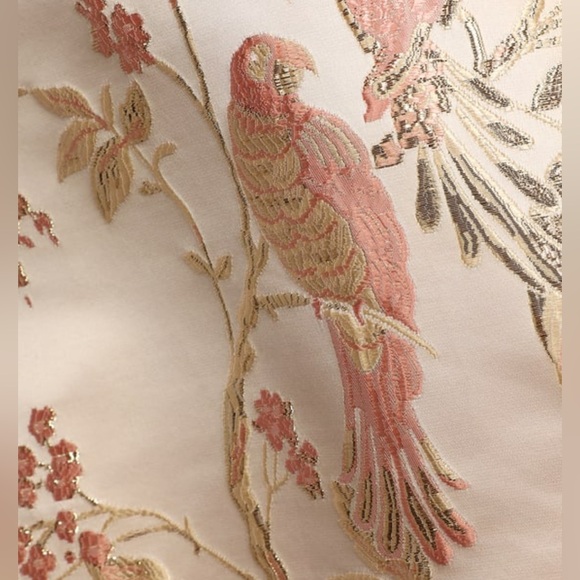 Lulus Revel in the Magic Beige Floral Jacquard Skater Mini Dress - Picture 4 of 8